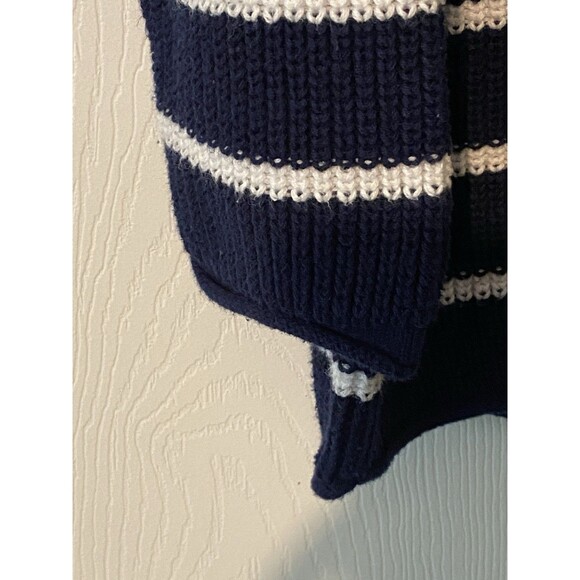 Penn State striped knit sweater with logo size XL Emerson Street PSU Football - Picture 5 of 7